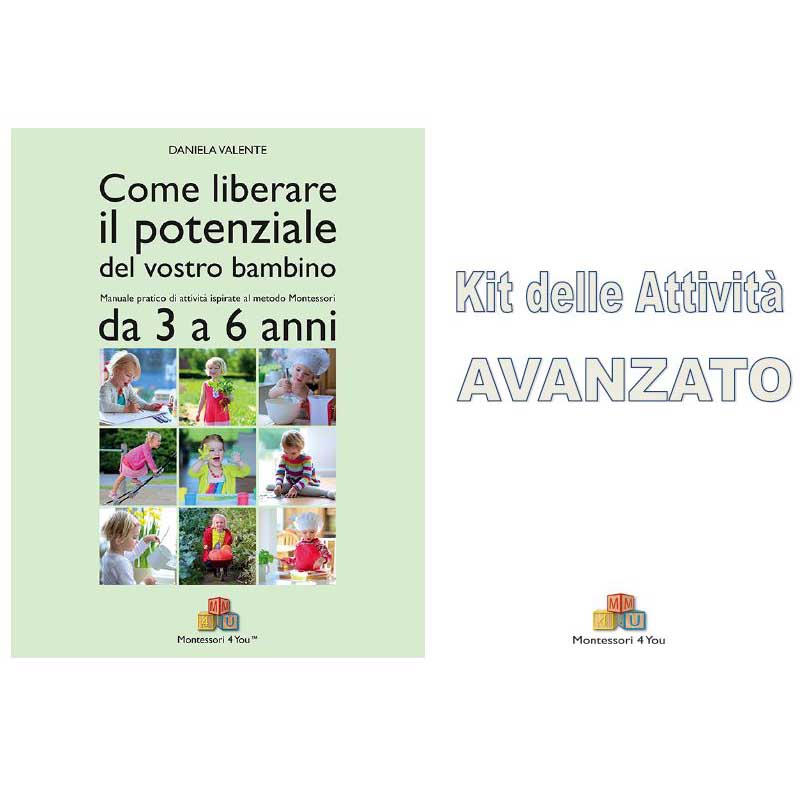 Kit delle Attività Avanzato del Libro Montessori 3-6 anni