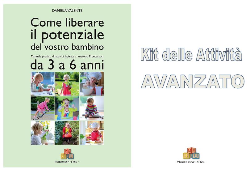 Kit delle Attività Avanzato del Libro Montessori 3-6 anni - Montessori 4  You - Store Online