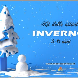 Kit delle Attività dell’INVERNO per bambini di 3-6 anni