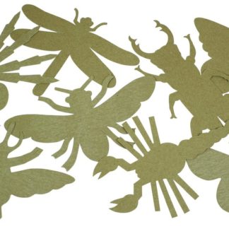Modellini di insetti in cartone