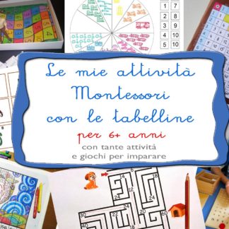 Lapbook e Attività Montessori con le TABELLINE 7+ anni