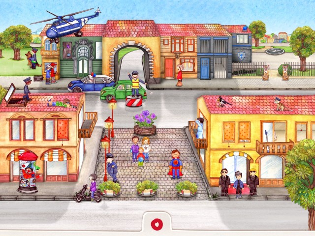 Le ambientazioni animate di Wonderkind: Pompieri - Montessori 4 You - Spazio Montessori App