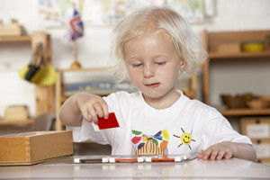 lezione in 3 tempi e spolette dei colori