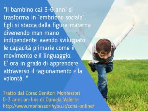 Le mente assorbente montessori