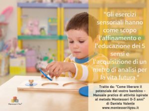 attività sensoriali montessori