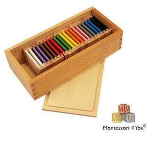 Spolette dei colori montessori