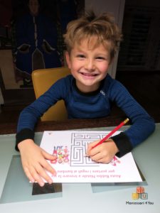kit di natale montessori