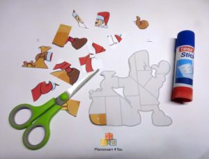 kit di natale montessori